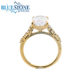 14kt Yellow Gold Diamond Engagement Ring- SAMPLE- Special Order Only